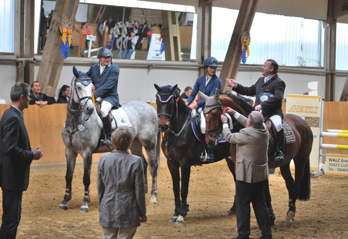 1. springpruefung kl. m m. siegerrunde 11