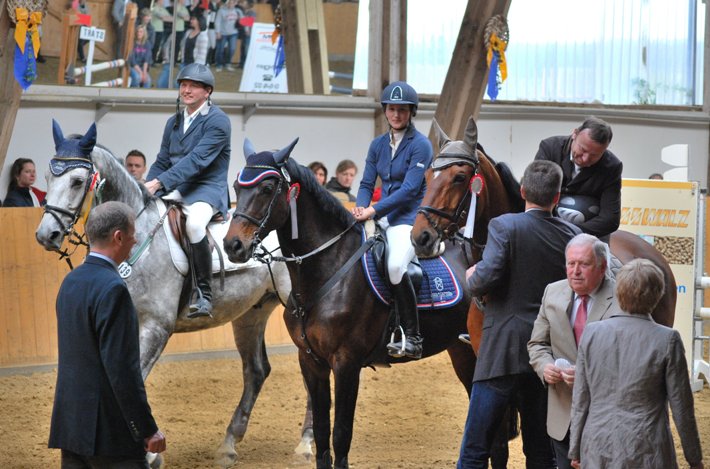 1. springpruefung kl. m m. siegerrunde 12